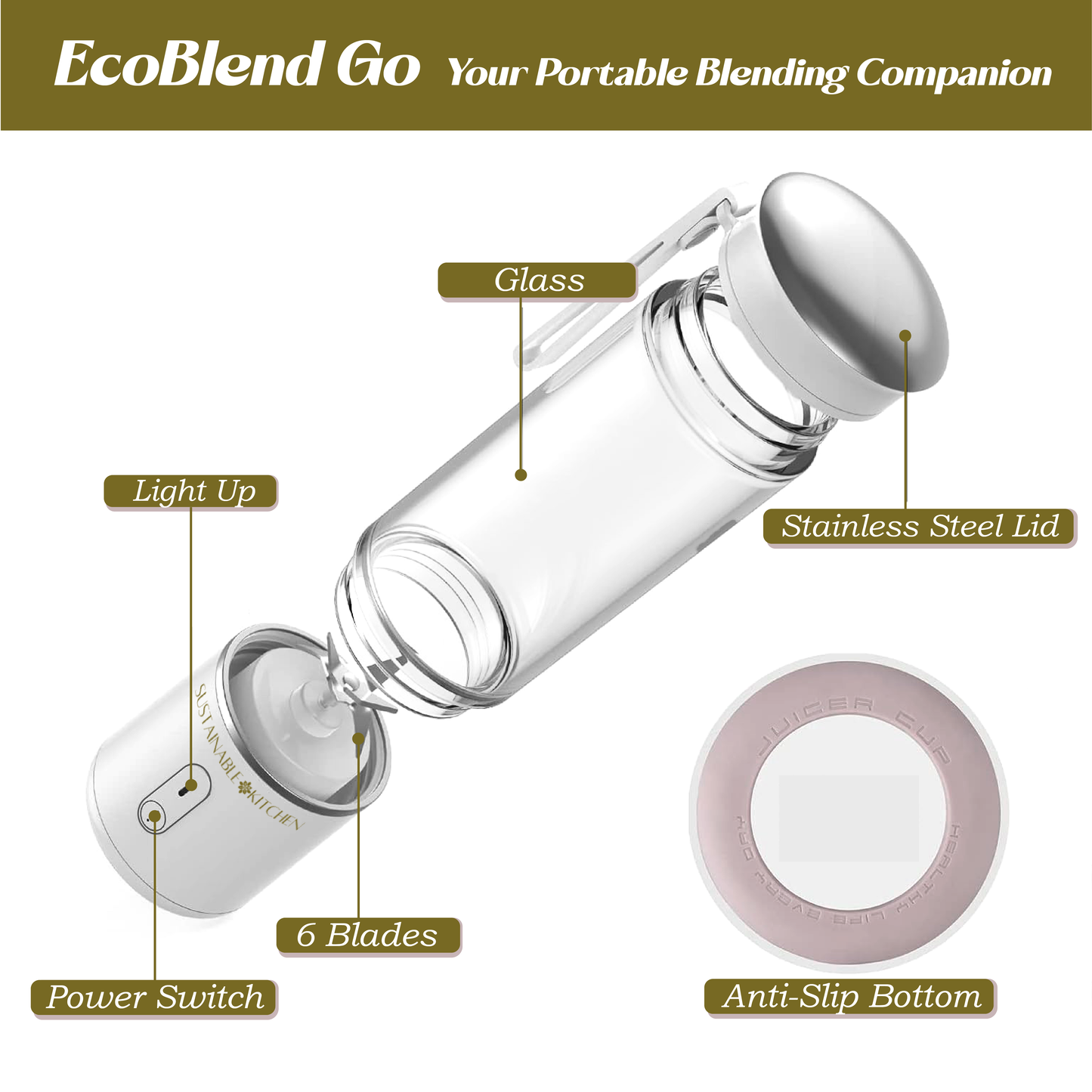 EcoBlend Go: Your Portable Blending Companion