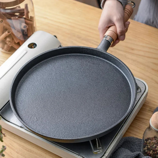 IronChef: Cast Iron Crepe & Frying Pan